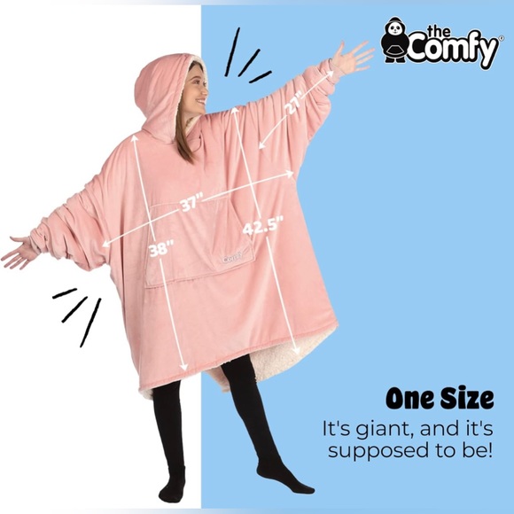 ‘The Comfy’ Oversized Blanket NWOT - Picture 8 of 8